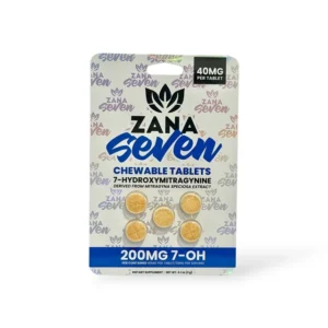 Zana Seven 7- Hydroxymitragynine Chewable Tablets 40mg