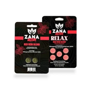 Zana Ultra Red Vein Blend 7-hydroxymitragynine Tablets